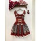 Forest Fairy Tales Red Hood In Forest Sweater Skirt JSK and OP(Reservation/2 Colours/Full Payment Without Shipping)